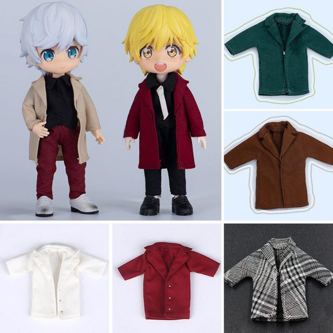 오비츠 Ob11 구체관절 인형 옷 소품 플레인 액세서리 BJD 바디 코트 9 YMY 트렌치 UFdoll GSC, 25=25, 1개