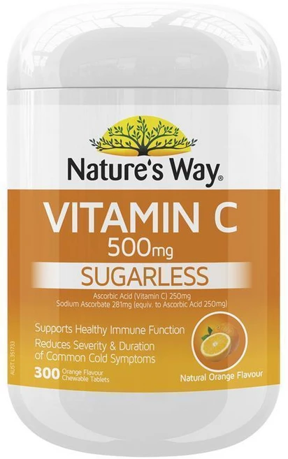 네이쳐스웨이 무설탕 비타민C 500mg 300정, 1개 - 쿠팡