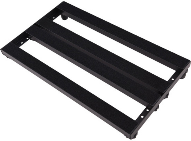 기타 페달 보드 알루미늄 합금 효과 페달 보드 구획 보관 전원 코드 기타 용 휴대용 간편한 조립, 1개