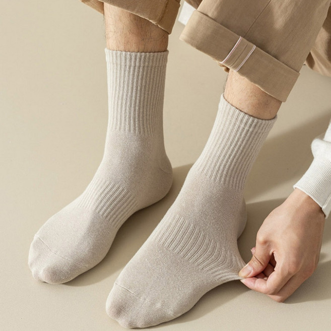 데일리 남성양말 사계절 직장인 회사원 면혼방 기본디자인