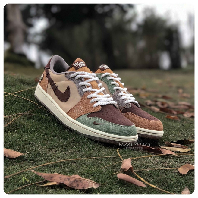 Air Jordan 1 Low Retro OG Voodoo 巫毒 咖啡 DZ7292-200, 1個, (下單後請注意商品諮詢訊息)