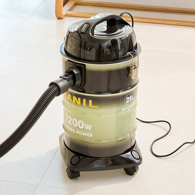 한일전기 업소용 건습식 청소기 대용량 코드길이 8미터 세차장 사무실 대형 매장 청소기, 블랙, 건습식청소기