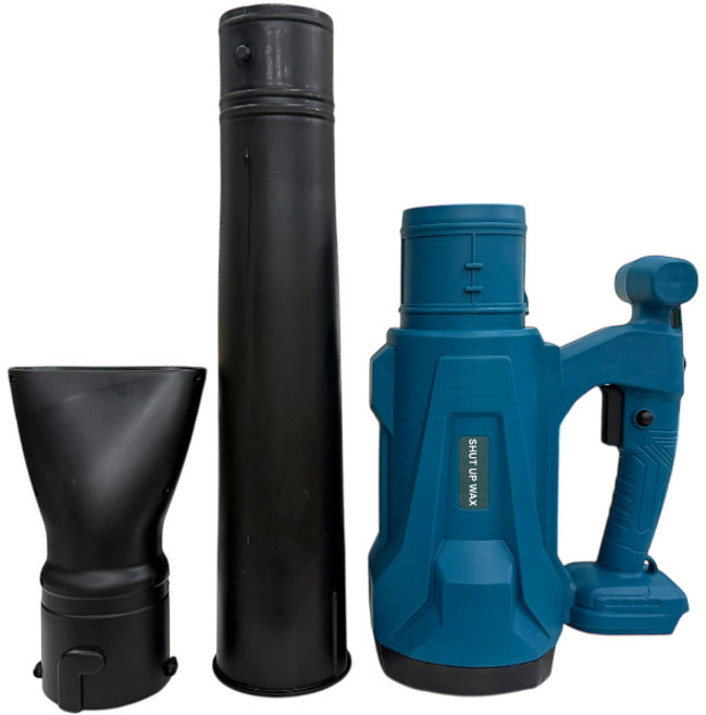 SHUT UP WAX 無線充電式吹葉機 通用牧田電池 鼓風機 園藝清潔 VR1013, 1個, 【裸機含吹嘴盒裝】