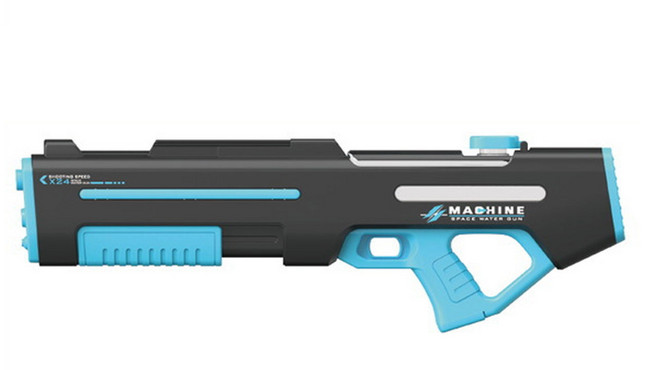 고출력 전동물총 여름 물놀이 자동물총, 블랙, 1개