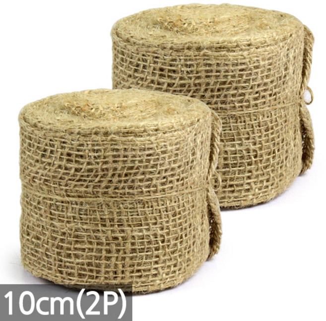 세인화분 녹화마대 쥬트테이프 10cm 15cm 20cm 30cm 40cm 60cm 녹화테이프 녹화끈 월동자재 조경자재, 01_10cm 녹화마대(2P)