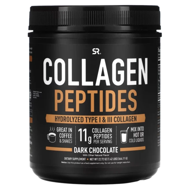 스포츠리서치 콜라겐 펩타이드 다크 쵸콜릿 644.11g(1.42lbs), 644.11g, 1개 - 쿠팡