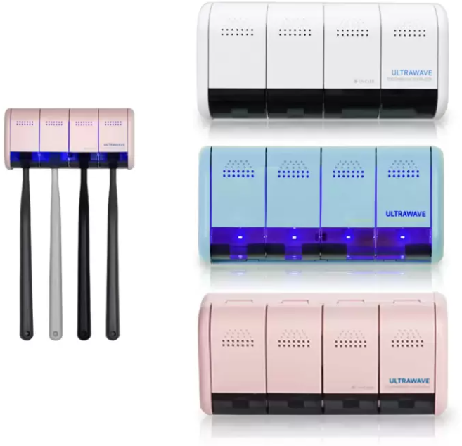 울트라웨이브 TS-04 가정용 무선 칫솔살균기, 화이트
