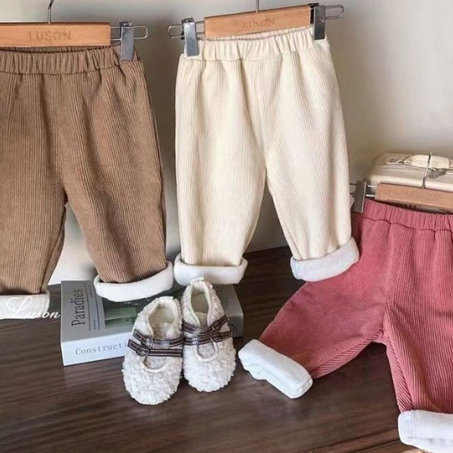 [앙디] W바지 골덴플리스 (W468)_(안감본딩기모 아동복 남아 여아 의류 겨울 유아복 츄리닝 편한 코듀로이 데일리)