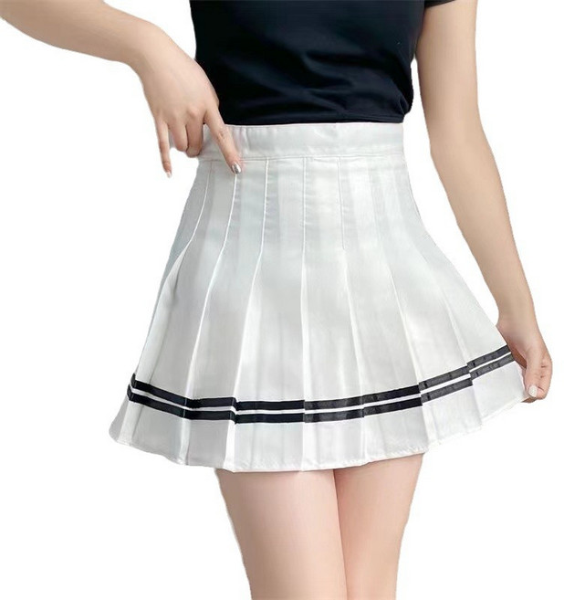 이플 테니스 스커트 체크 미니 치마 골프 속바지