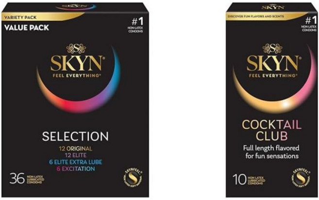 스킨 셀렉션 콘돔, 36 Count (Pack of 1), Condom+ Premium Flavored Condo, 1개