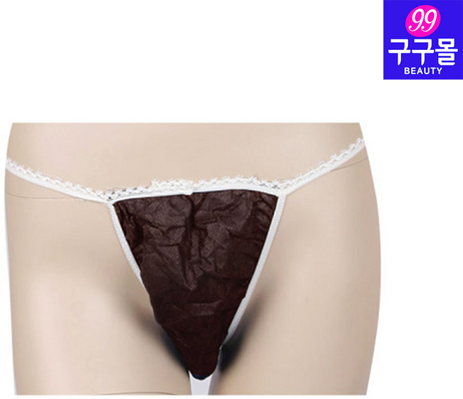 [구구몰] 일회용T팬티(50개) 왁싱 티팬티 부직포위생팬티 마사지 병원 일회용속옷