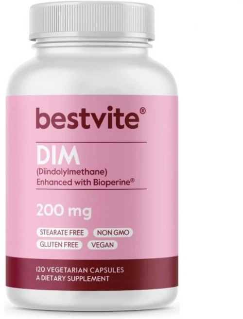 베스트바이트 딤 200mg ( 120개) - 스테어레이트 없음 - 비건 - 비 GMO - 글루텐 프리, 베스트바이트 딤 200mg ( 120개) - 스테어레이, 1개 - 쿠팡