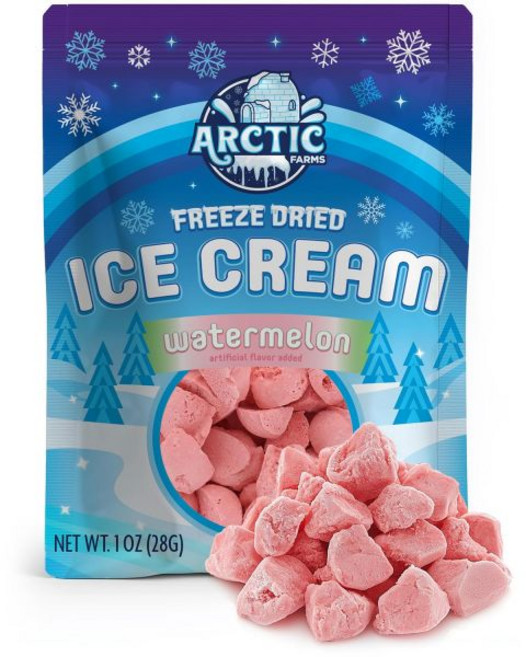 아크틱팜 녹지 않는 동결건조 아이스크림 나폴리탄 다양한 맛, Watermelon, 1 Ounce, 28g, 1개