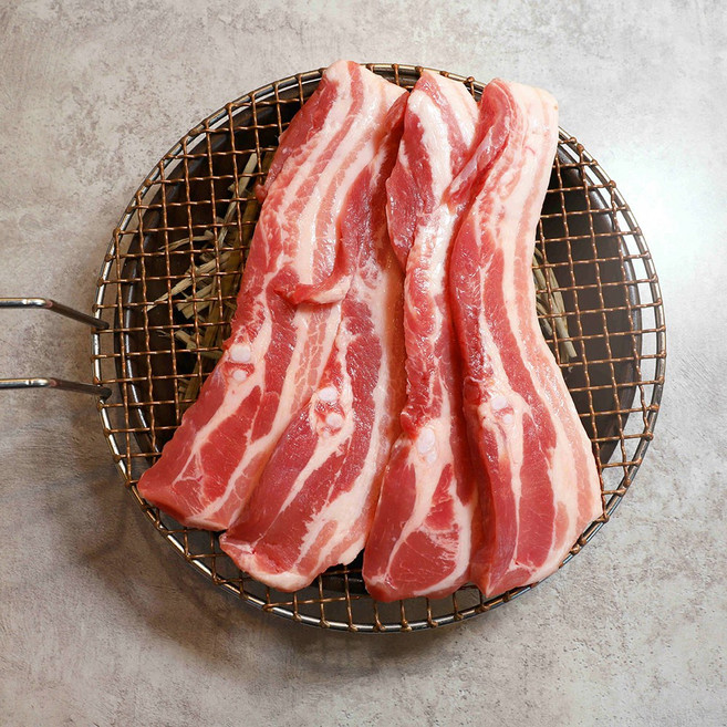 듀록 흑돼지 생삼겹살 500g 1kg 프리미엄 구이용 고기, 1개