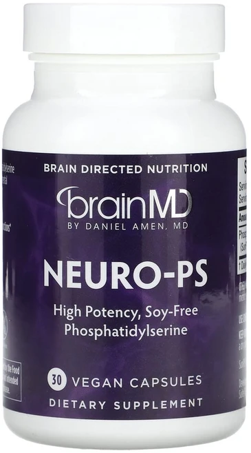 브레인엠디 뉴로PS 포스파티딜세린 150mg 캡슐 BRAINMD NeuroPS PhosphatidylSerine, 1개, 30정 - 쿠팡