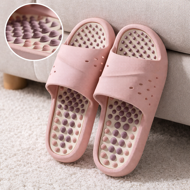 레스트미 여성 붓기 관리 지압슬리퍼 사무실 실내화