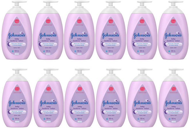 존슨즈 베이비 베드타임 로션, 12개, 500ml