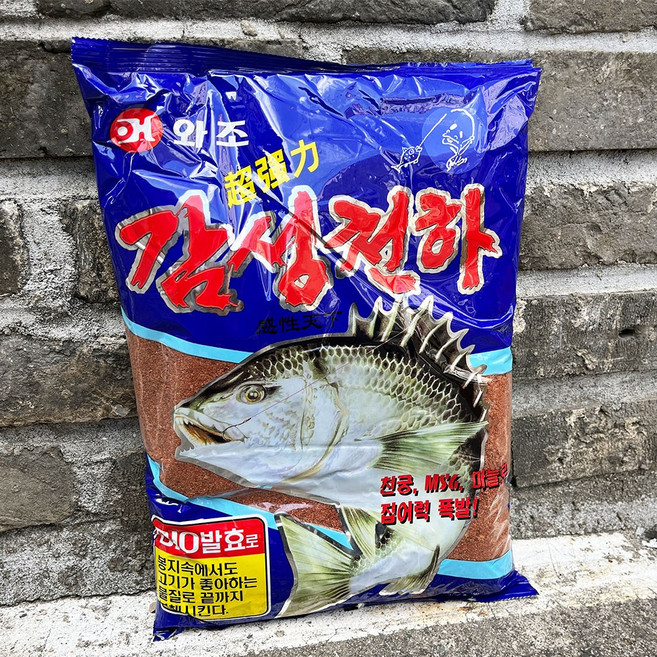와조 감성천하 감성돔 집어제 파우더 바다 밑밥 낚시 미끼, 1.9kg, 1개