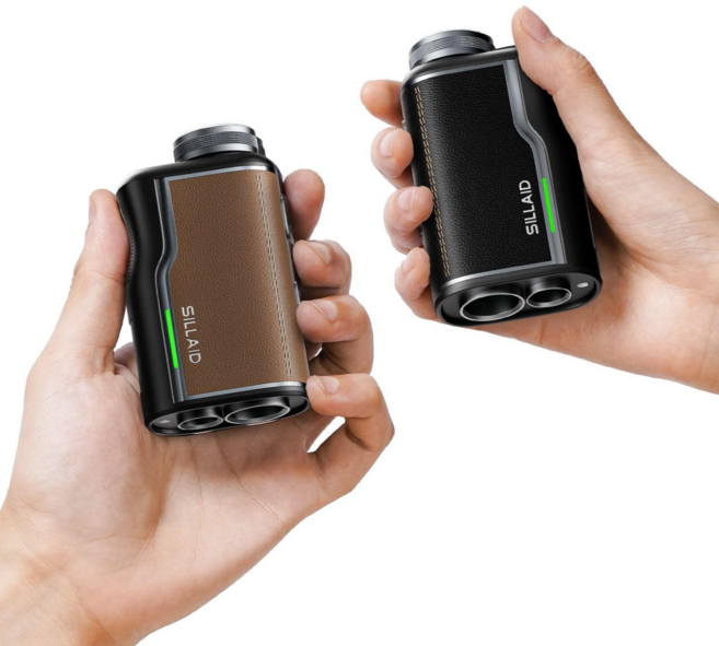 SILLAID 레이저 골프 거리측정기 미니 VM1 골프 경기용 1000m 0.04s측정, 브라운, VM1 기본형