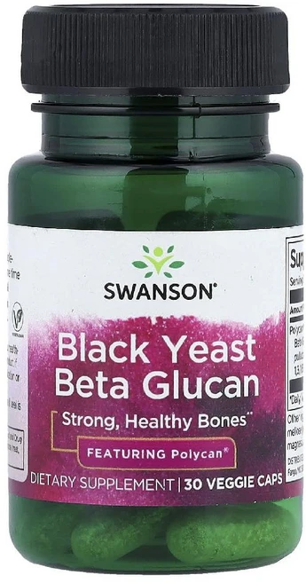 스완슨 흑효모 베타글루칸 Black Yeast Beta Glucan 150mg 베지캡슐30정, 베타글루칸 150mg 30베지캡슐, 1개 - 쿠팡