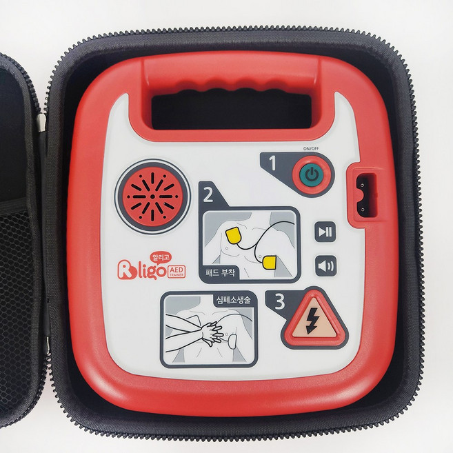 안전교육 알리고정품 교육용 제세동기 성인패드5조포함 소아패드 별도구매 가방증정, 1개