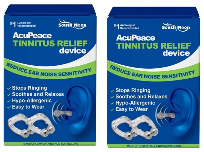 이명 완화 귀 클립 휴대용 방지 귀걸이 링 진정 압력, 02 2 boxes