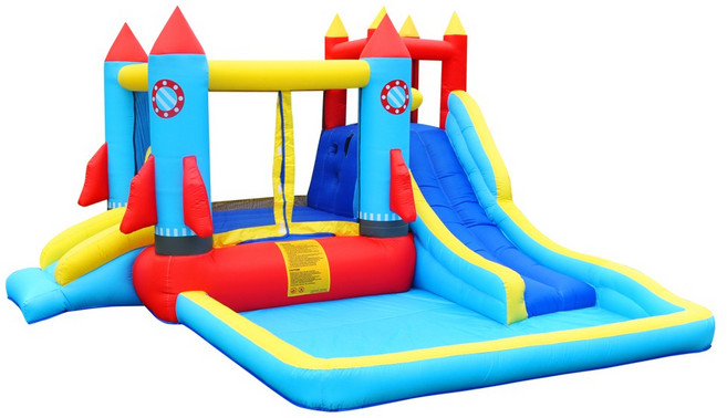 바운스브라더스 0200 우주선 볼풀 에어바운스, 혼합색상, 1개