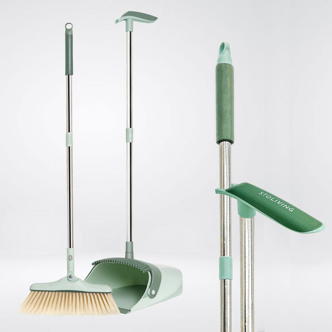 스토리빙 빗자루 쓰레받기 세트 청소용품, 1개