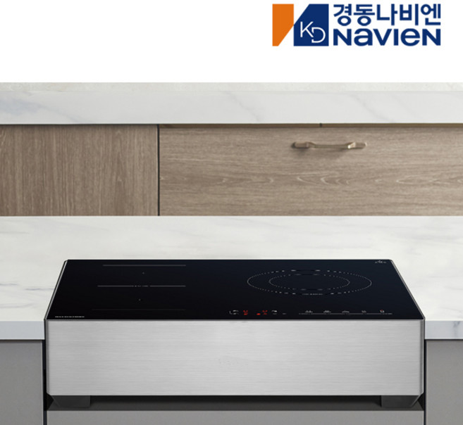 무료설치 나비엔매직 3구 인덕션(2)+라디언트(1) 하이브리드 하이라이트 전기렌지 ERH2403, 프리스탠딩, 2403_블랙_15cm