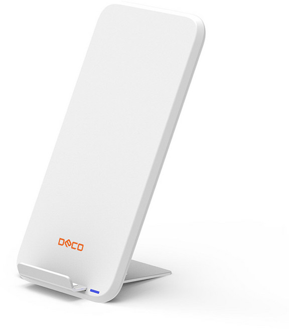 데코 15W 고속 무선 충전기 W15C, 화이트, 1개