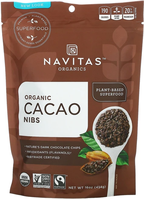 Navitas Organics 카카오 닙스 454g(16oz), 453 g, 1개, 454g - 쿠팡