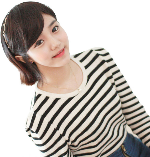 프리티레이디 자연스러운 스타일링이 가능한 똑딱이 앞머리가발 내츄럴 부분가발 앞머리 가발 파워볼륨 내츄럴뱅, 27골드브라운, 1개