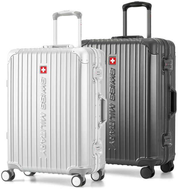스위스밀리터리 여행용 튼튼한 캐리어 PC100% 시그너스 포르테