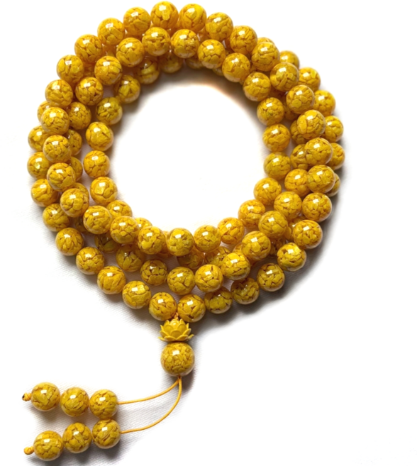 오지끄 O.JIK 불교 웅황주사 108염주 복 삼재 소원성취 합장주