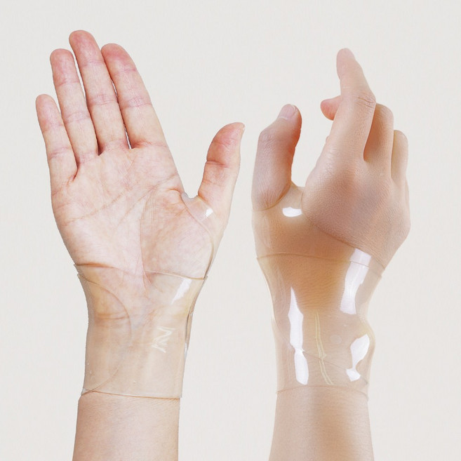 핀처 얇은 투명 실리콘손목보호대 임산부 약국 주방 엄지 고정, 1개