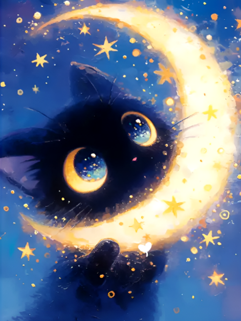 앤드 DIY 보석십자수 액자형 보석 십자수 세트 30X40cm, N044, 1세트