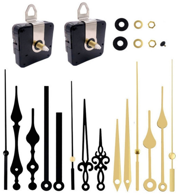 시계 메커니즘 움직임 손목시계 포인터 세트 (7-9mm 두께 시계 패널용) 시계 메커니즘 시계 수리 DIY 벽시계 모터, A8