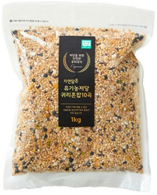 [자연담은] 유기농 저당 귀리 혼합 10곡, 1kg, 1개