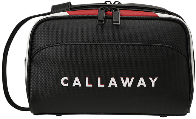 [캘러웨이코리아정품] 2026 신형 트리플트랙 맥스 골프 파우치, 블랙, 1개