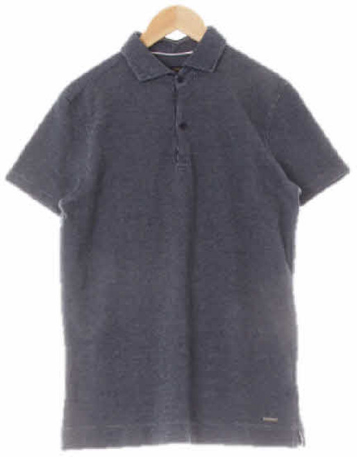 4098 마시모두띠 네이비 면 와이드카라니트반팔티 [M]