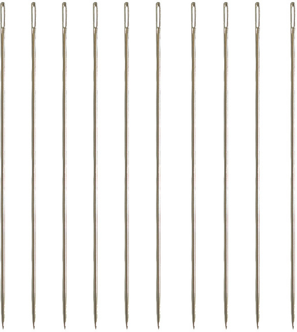 귀 큰 장바늘 대바늘 이불바늘 손바늘, 10개