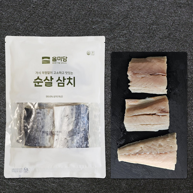 올미담 가시 걱정없이 고소하고 맛있는 순살 삼치, 1개, 500g