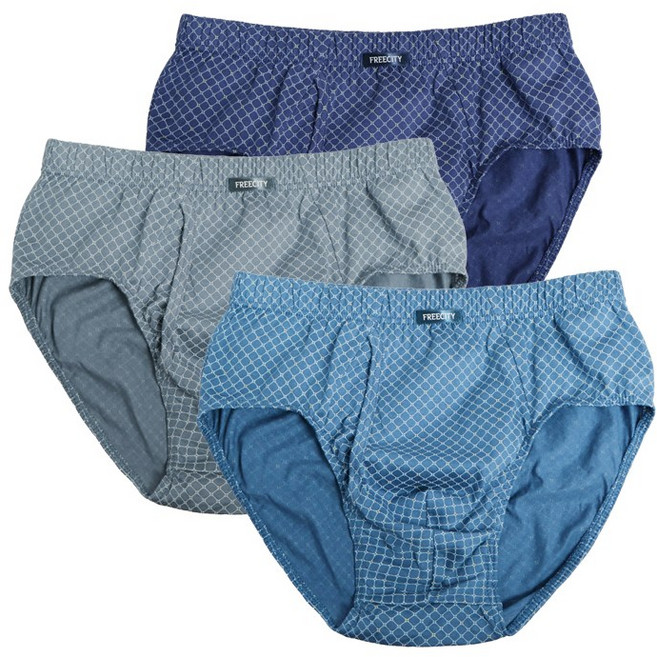 BYC 9100 순면 프리시티 스페셜 빅사이즈 맥시 삼각팬티 3종 남성용