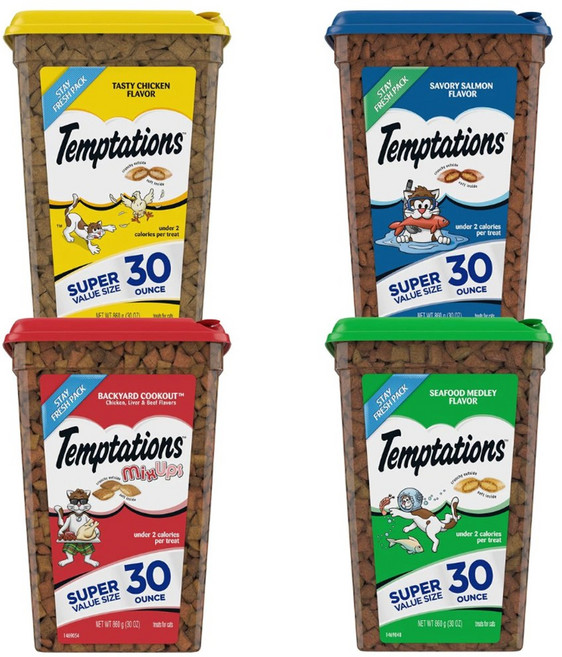 템테이션 캐나다산 고양이 간식 대용량, 1개, 850g, MIX Catnip Fever