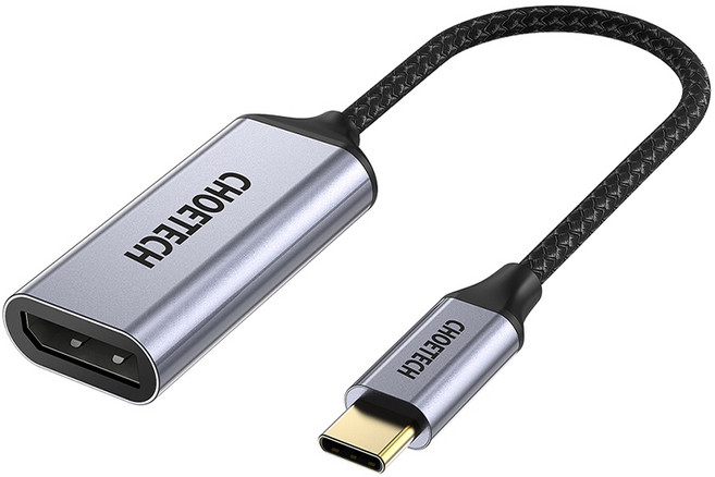 초텍 C타입 DP 디스플레이 포트 젠더 허브 HUB-H11, 그레이, HUB-H112362584 6