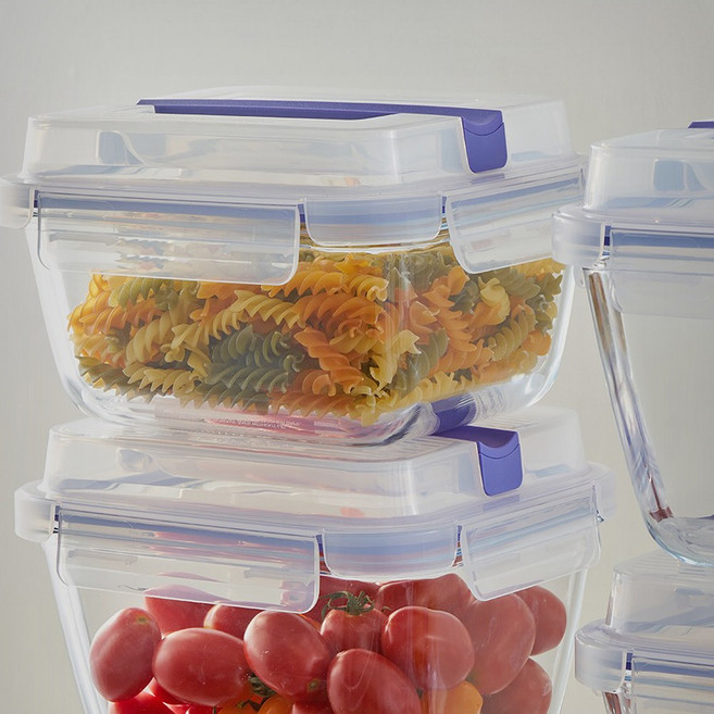 오븐글라스 핸디 직사각 2.9L 내열유리 전자레인지 오븐 밀폐용기 반찬통, 1개