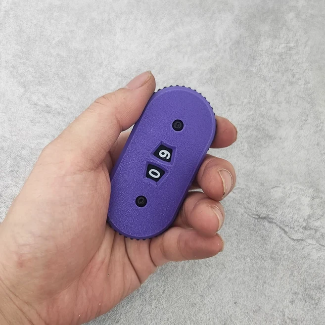 라이프 카운터 MTG 매직 커맨더 앤솔로지 휠 포인트 트래커 다이얼 0 9 보드 게임용 건강 트윈, 07 purple 2pcs