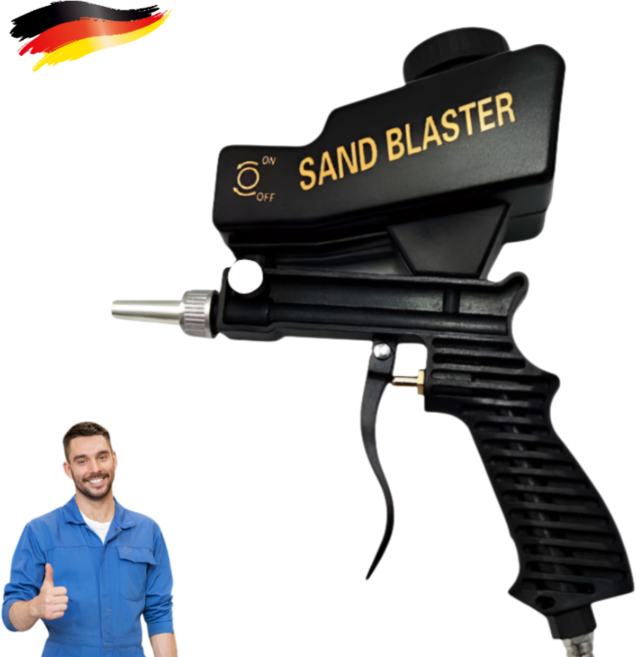 [BEST] 소형 핸드헬드 샌드블라스트 건 전동 샌드블라스트 건 샌딩건 금속 연마 및 녹 제거 도구