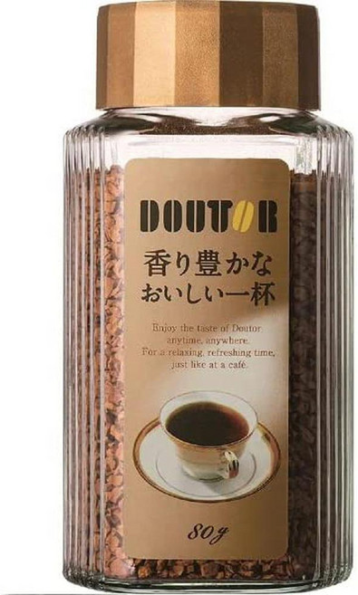 Doutor (coffee shop) 일본직구 도톨맛이 풍부한 맛 그릇 80g, 사이즈