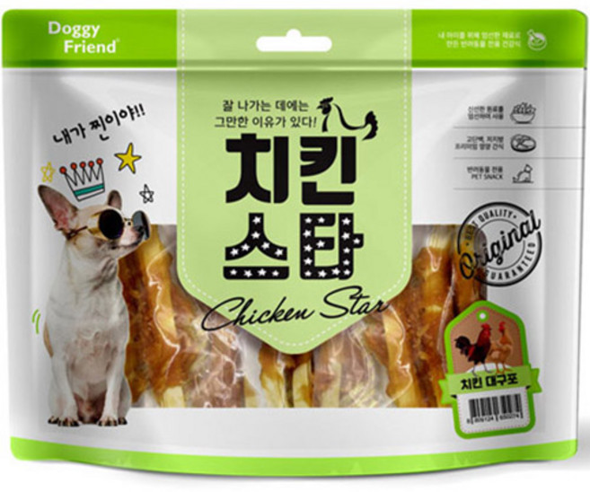 도기프랜드 치킨스타 강아지간식 300g